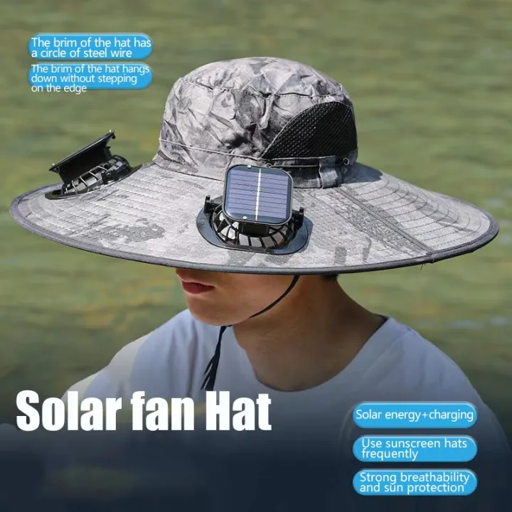 FannyCap sombrero con ventilador solar